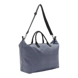 Lulu Dharma Women’s Plaid Frasier  Weekender travel bag NWT